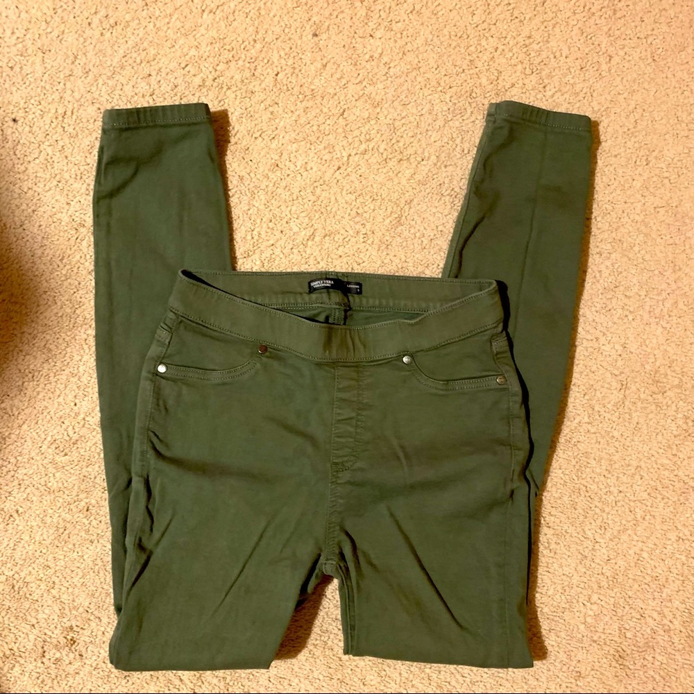 vera wang jean-like leggings